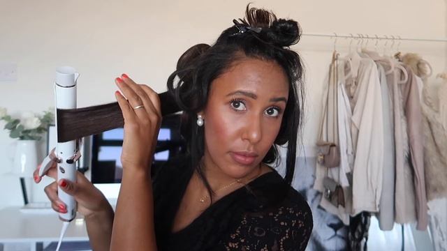 TESTING THE NEW T3 MICRO CURL ID - SMART CURLING WAND ON FINE, NATURALLY CURLY HAIR смотреть онлайн