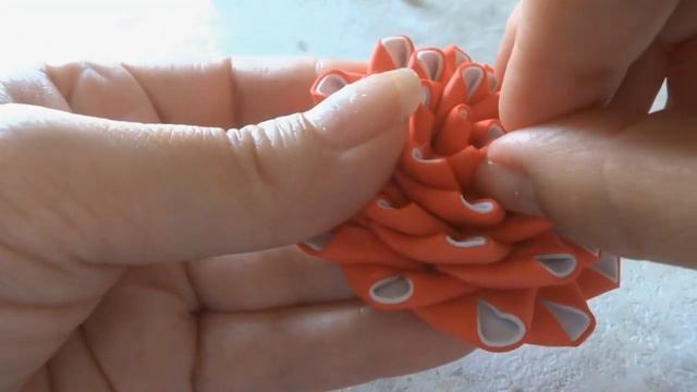 Цветок в "артишоковой" технике из ФОАМИРАНА. МК. DIY FOAMIRAN Flower in "artichoke" technique. смотреть онлайн