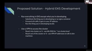 Local Microservice Development in EKS - David Kirk