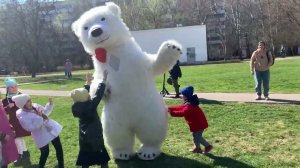 Заказали мишку на детский день рождения