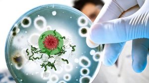 Микробы в далеком космосе.