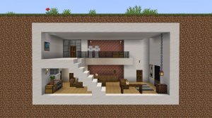 Майнкрафт - Как построить современную подземную базу 2. Minecraft