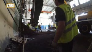 Демонтаж и подготовка к перевозке промышленных прессов