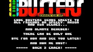 Sly Spy: Secret Agent (Software Creations/Ocean) — Code Busters (cracktro for ZX Spectrum 128), 199