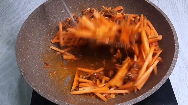 НОВЫЙ УЗБЕКСКИЙ ТРЮК! ЭТО ВКУСНЕЕ ЧЕМ ПЛОВ! ! Вот, как нужно готовить МАКАРОН ПАЛОВ!