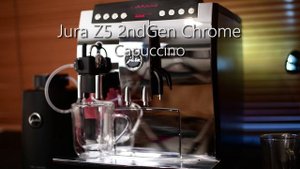 Jura Impressa Z5 2nd. Gen. Chrome making coffee