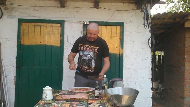 Сом горячего копчения. смотреть онлайн