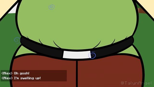 Potion Of Swelling (A Minecraft Alex Inflation Animation)