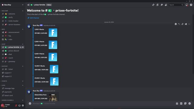 Cheap Fortnite V-Bucks and Discord Nitro | Argentina Method 2024