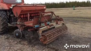 Сеялка-борона-дисковая три водном Саха Vredo часть 2 тест драйв