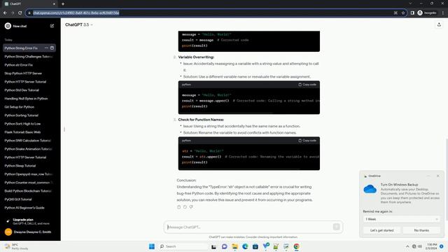 python string object is not callable