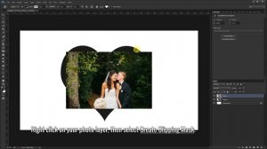 How to Make & Crop Heart Shape Photo in Photoshop