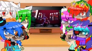 Security Breach + Litte girl react to Hide and Seek//FNaF//GC//