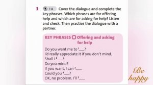 English Plus 8. Ex 3 p. 14 Offering and asking for help