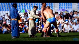Бурятская национальная борьба "Бүхэ барилдаан"