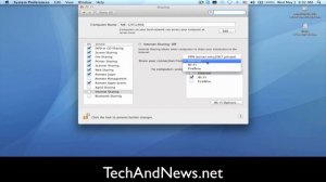 MacBook WiFi Sharing