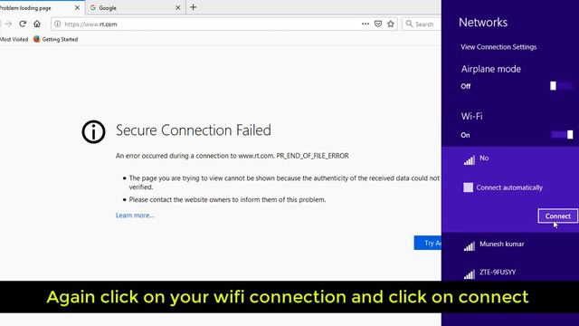How to fix Mozilla Firefox Secure Connection Failed PR END OF FILE ERROR смотреть онлайн