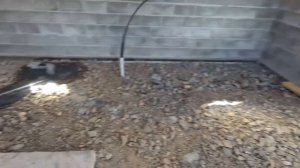 Черновой бетонный пол в баню. Александр Поспелов.