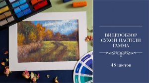 ОБЗОР СУХОЙ ПАСТЕЛИ ГАММА 48 ЦВЕТОВ