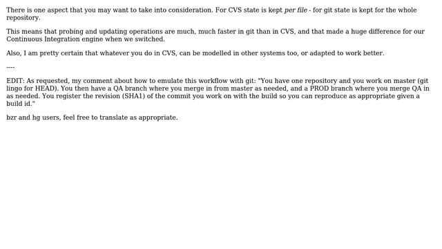 Software Engineering: Dependent on CVS tagging for automated builds (3 Solutions!!) смотреть онлайн