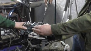 Сборка лодочного мотора Yamaha F 9,9 BM !!!Эмульсия в масле!!! Часть 1.