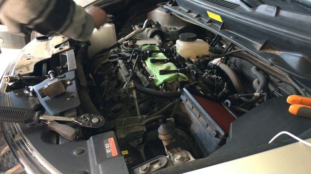 Замена свечей на Nissan Murano Z51 2011 (4K UHD)