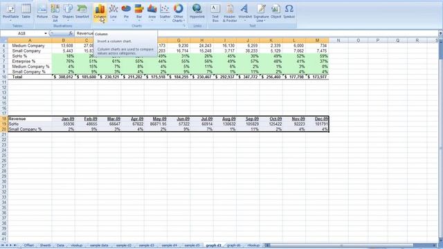 Excel How to graph chart with 2 axis смотреть онлайн