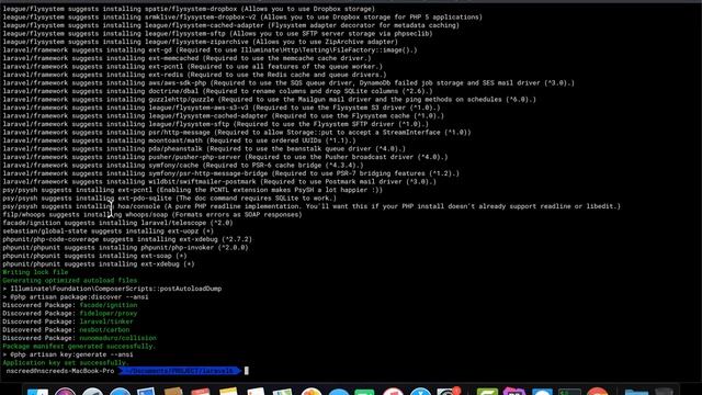 Install Laravel using Docker