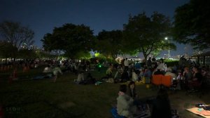 Drone Show and Walking in Jamsil Hangang Park _ Seoul Ambience Sounds
