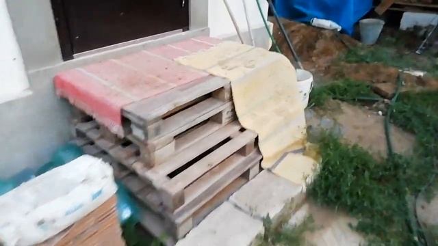 Вариант утепления отмостки и цоколя