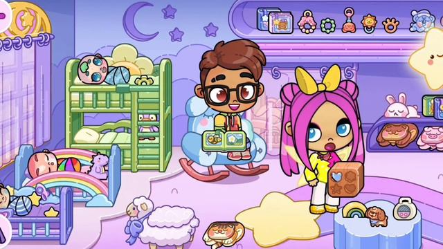 SECRETS OF KINDERGARTEN IN AVATAR WORLD,ALL SECRET TOYS, KEYS AND THINGS FOR BABIES 👶🌈 смотреть онлайн