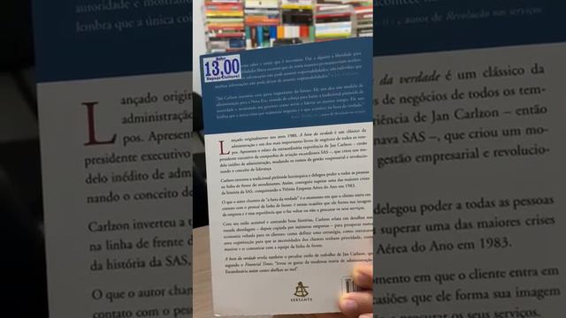 LIVRO - A HORA DA VERDADE. JAN CARLZON.