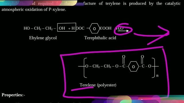 Terylene | Synthetic Fibers | Preparation Properties Of Terylene | Polymer | Engineering Chemistry
