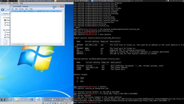 Metasploit Tutorials - Multi Script Web Delivery (PowerShell Example) смотреть онлайн