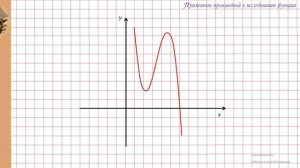 Применение производной к исследованию функции