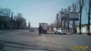 остановка за габаритные огни в фарах.