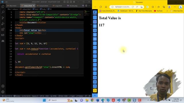 What is Map, Filter & Reduce in Javascript with example in Hindi | Javascript Advance for beginners