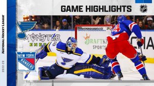 "Блюз" обыграл "Рейнджерс" со счетом 12:5 | Главные матчи НХЛ 2022