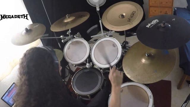 MEGADETH - RUST IN PEACE... POLARIS drumcover (GoPro) [MOISES AI app]