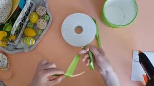 Как сделать пасхальную корзинку своими руками.