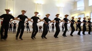 Репетиция Сербского танца. Балет Игоря Моисеева