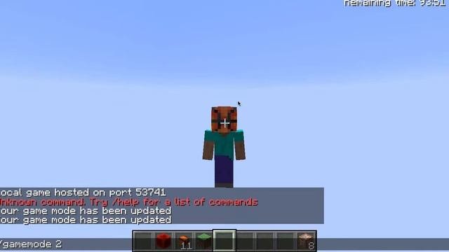 HOW TO GET IN *GAMEMODE 1* IN MINECRAFT DEMO [Easy!!!]