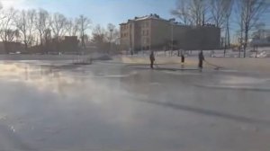 Волокуша для заливки льда тёплой водой