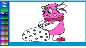 Раскраска "Лунтик"