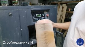 Винтовой компрессор на строительном объекте