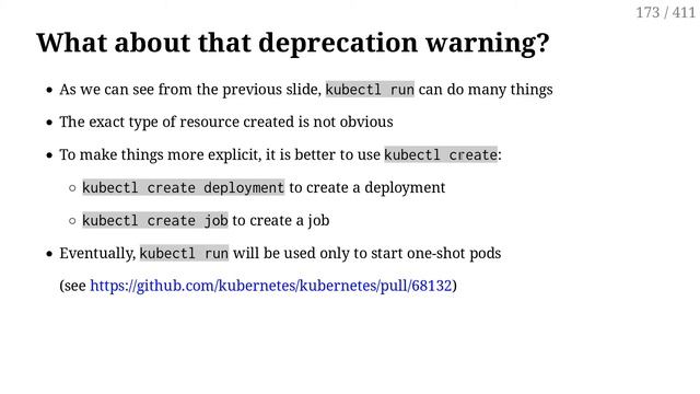 215 - Other ways to call "kubectl run" смотреть онлайн