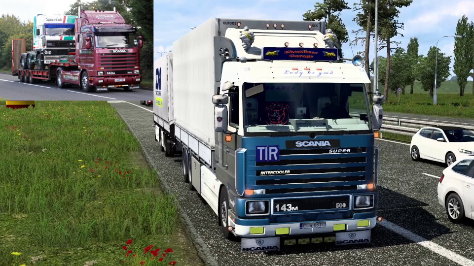 SCANIA 143M для Euro Truck Simulator 2 (v1.48.x)