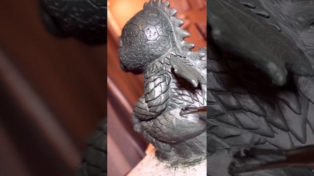 Дракончик - мастер модель из скульптурного пластилина. Процесс. На заказ для отливки из гипса.