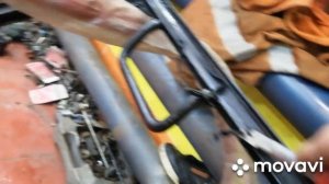 Сат экскаватор. Замена лобового стекла