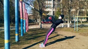Тренировка на улице. КАК НАКАЧАТЬСЯ БЕЗ ЗАЛА?